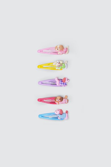 Colorful Dog Hair Clip Set