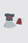 Doll-Clothes-set—T-shirt-Skirt