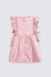 Gia Bow Dress Dusty Pink Depan