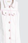 Jean Denim Dress White Depan
