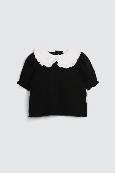 Lucy Top Black White