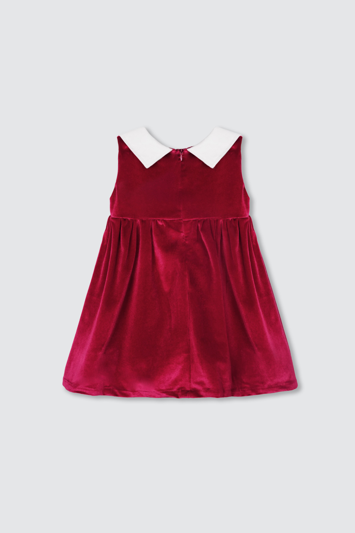 Noelle-Dress-Cherry-Red-belakang