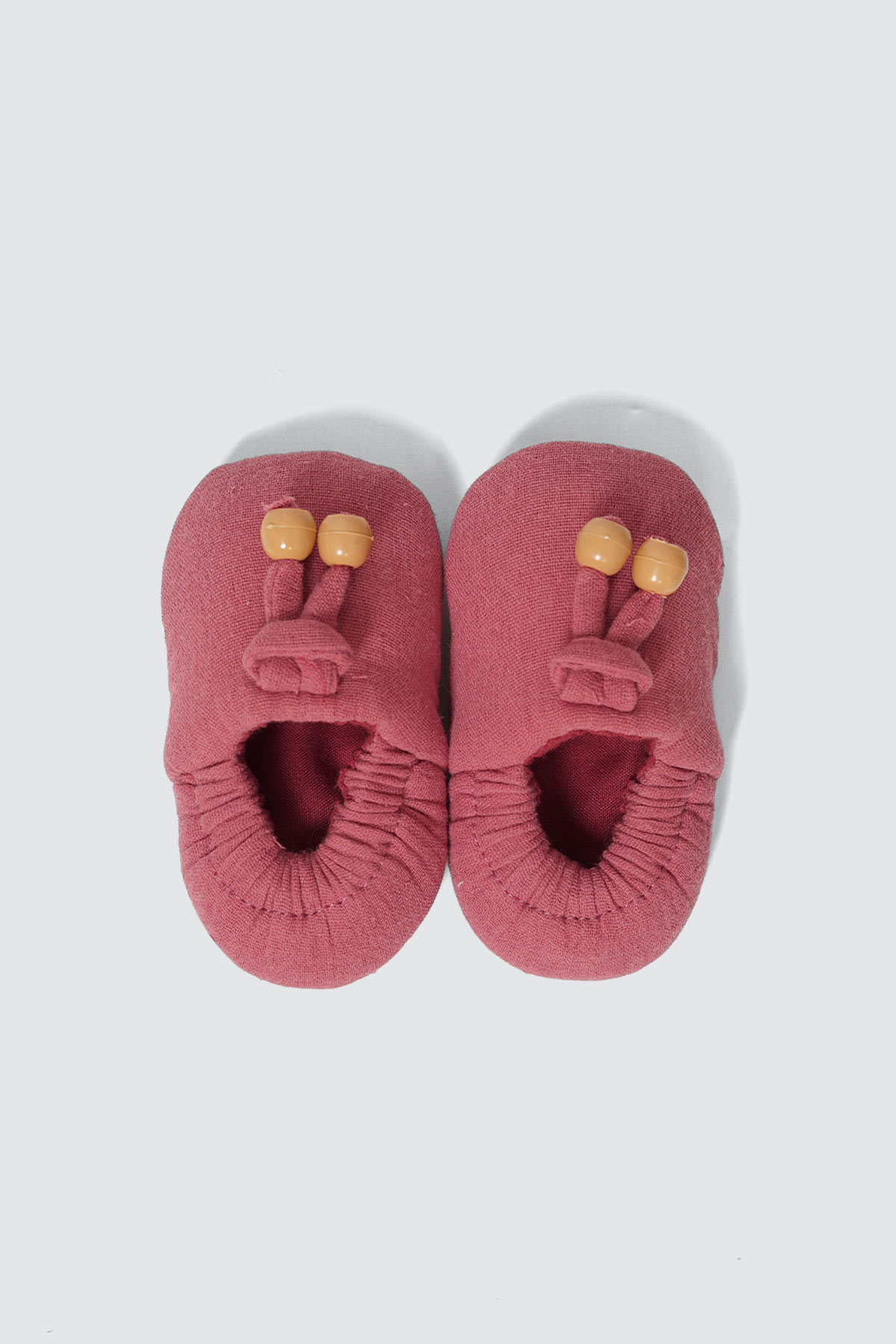 Tiny Elf Baby Shoes Raspberry Red 1