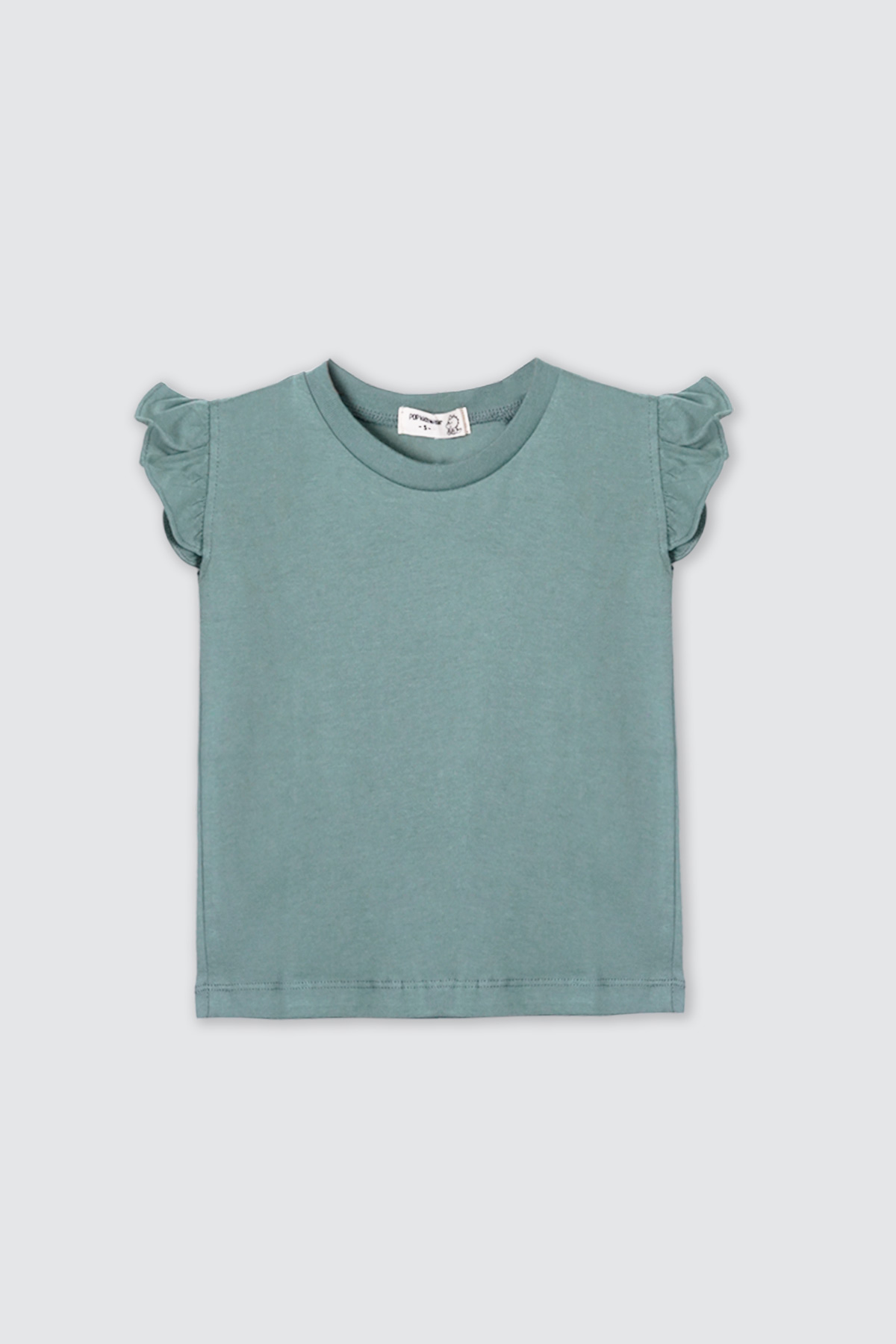 Ruby-Kids-T-Shirt-Dusty-Green-depan Ruby Kids T Shirt Dusty Green depan