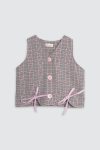 Aubrey Set Pink Gingham Depan