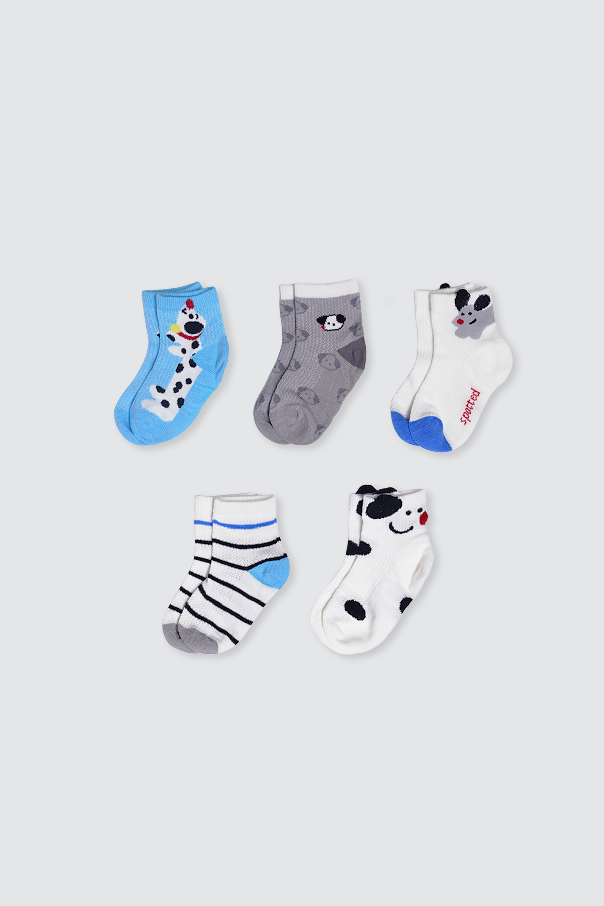 Set-of-5-Boy-Pet-Party-Socks Set of 5 Boy Pet Party Socks