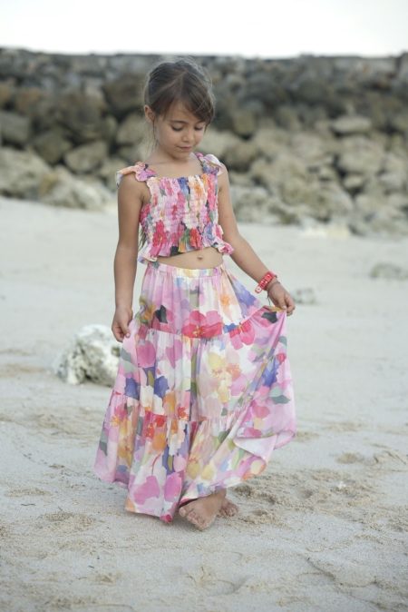 Niluh Set Flowery Pink