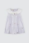 Ellie Collar Dress Lilac Depan