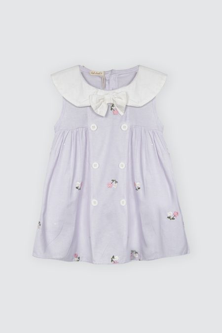 Ellie Collar Dress Lilac