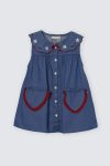 Lucia Dress Denim Depan