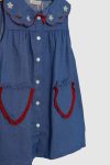 Lucia Dress Denim Depan
