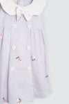 Ellie Collar Dress Lilac Depan