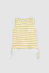 Jennie Ribbon Set Yellow Stripes Depan