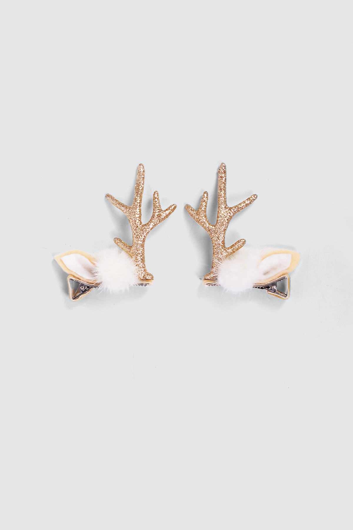 Deer-Gold-Hairclip-Pair-depan Deer Gold Hairclip Pair depan