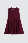 Coral-Dress On Model