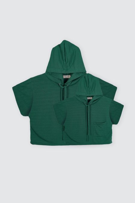 Kiko Hoodie Top Green