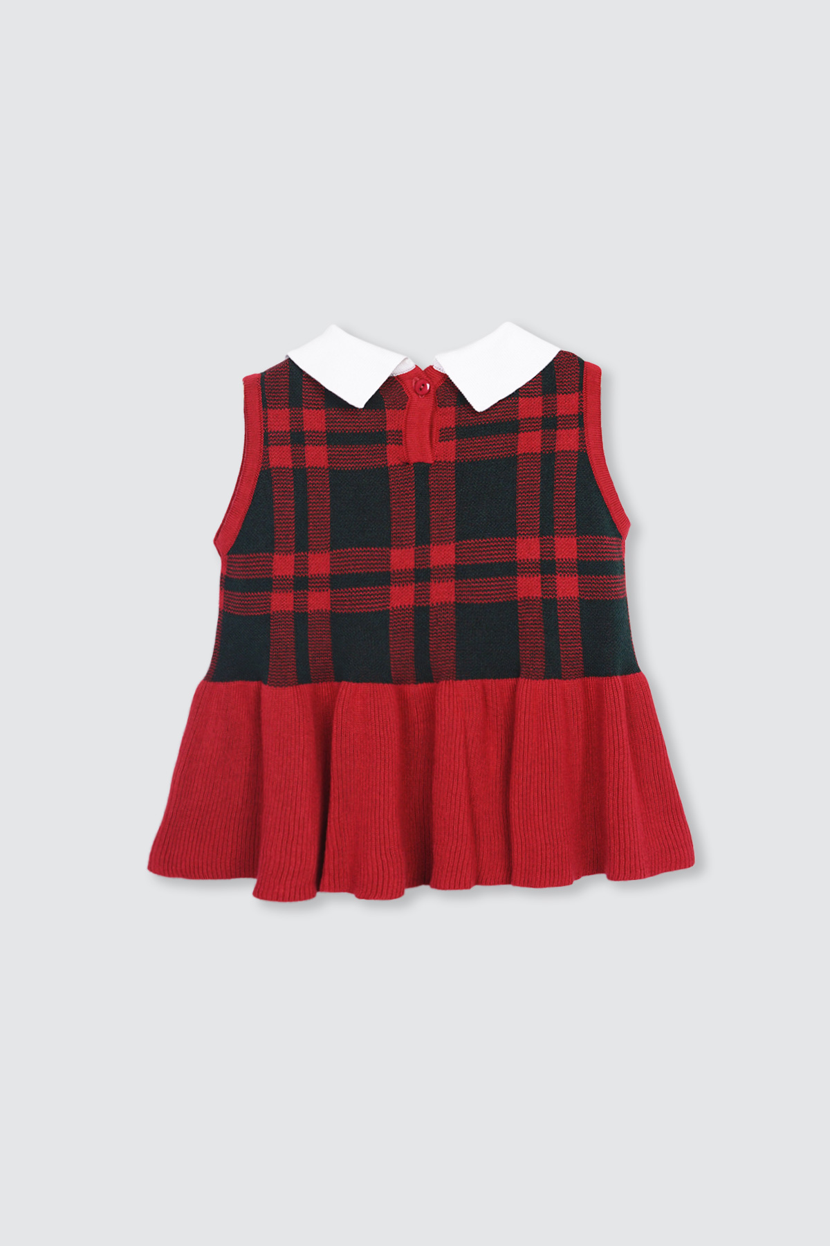 Joy-Peplum-Top-Festive-Red-belakang