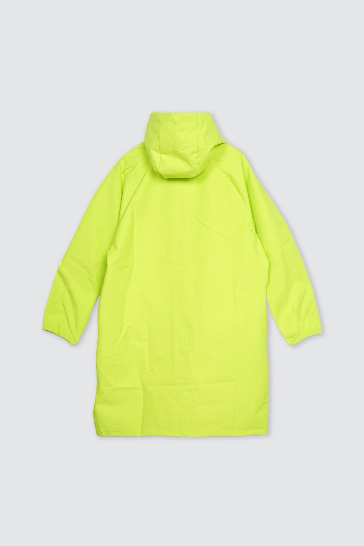 Brave Foldable Raincoat Lemon Lime Belakang