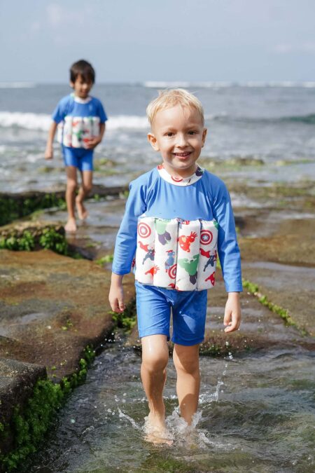 Marvel Avengers Assemble Boys Long Sleeve Floatsuit