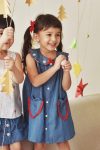 Lucia Dress Denim Depan