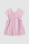 Esther Flower Dress Pink Depan