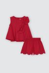 Stella Ribbon Set Bright Red Depan