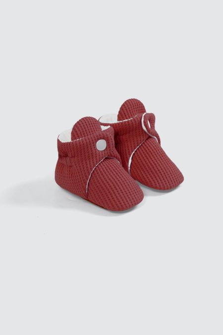 Waffle Mini Boots Brick Red