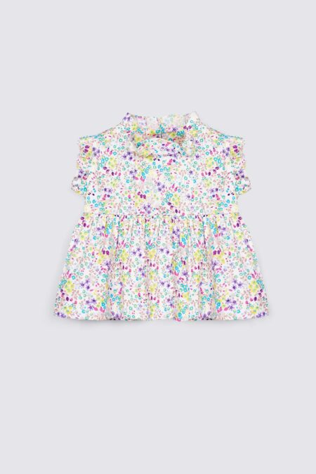 Nora Top White Daisy