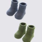 Baby-Warm-Sock-Blue-Green-1