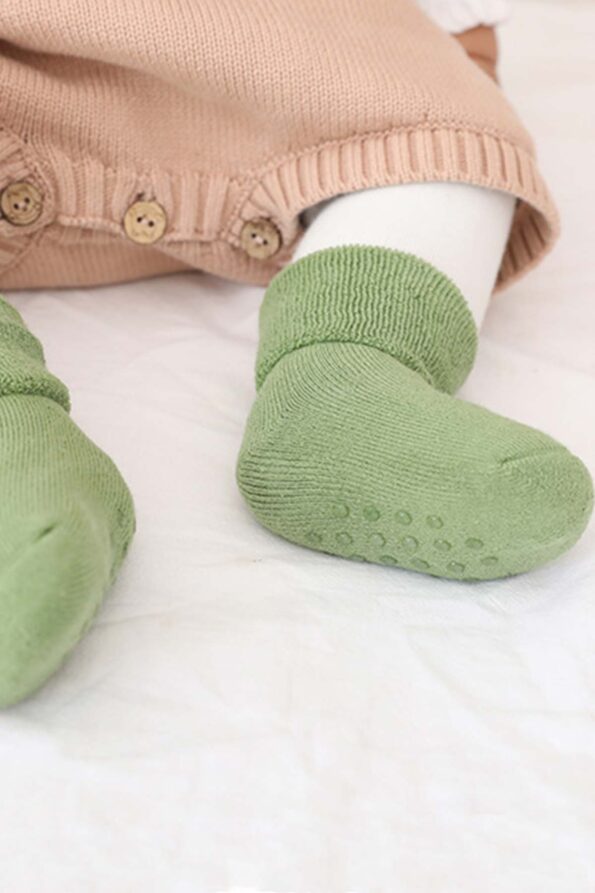 Baby-Warm-Sock-Blue-Green-4