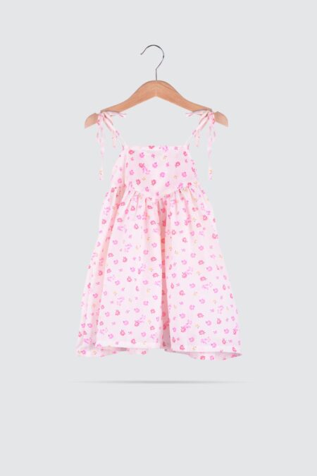 Keira Dress Pink Flower