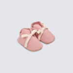 Organic-Cotton-Hi-Top-Mini-Shoes-Pink-1