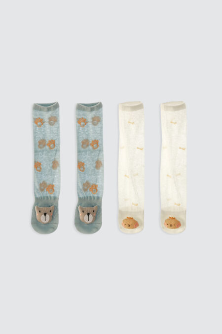 Set of 2 Baby Stocking Bear and Chick