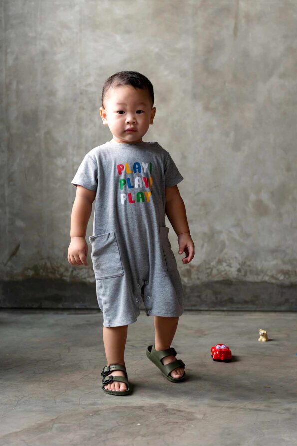 Play Play Play Jumpsuit Grey-zModel
