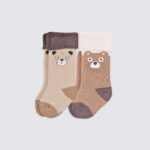 Bear-Brown-and-Light-Brown-Socks-1