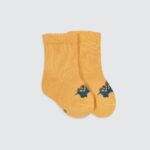 Stego-Yellow-and-Croco-Cream-Socks-1