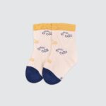 Stego-Yellow-and-Croco-Cream-Socks-1