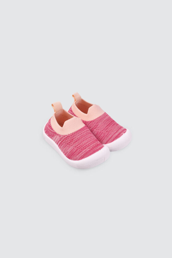 BMR-TP-02-Slip-On-Prewalker-Sock-Shoes-Pink-2