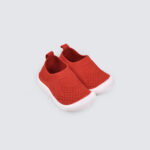 BMR-TP-02-Slip-On-Prewalker-Sock-Shoes-Red-2