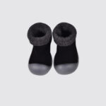 TNSS01-Slip-On-Prewalker-Sock-Shoes-Black-3