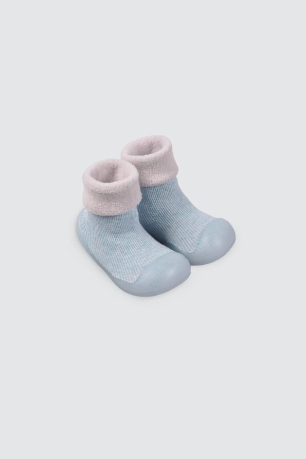 TNSS01-Slip-On-Prewalker-Sock-Shoes-Blue-3