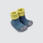 TNSS01-Slip-On-Prewalker-Sock-Shoes-Green-3