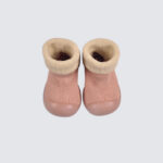 TNSS01-Slip-On-Prewalker-Sock-Shoes-Pink-3