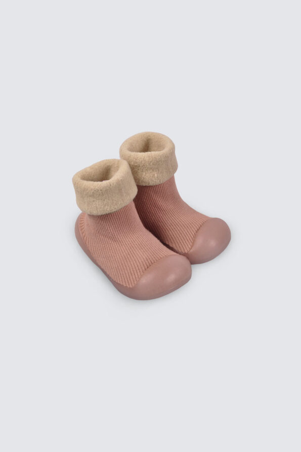 TNSS01-Slip-On-Prewalker-Sock-Shoes-Pink-3