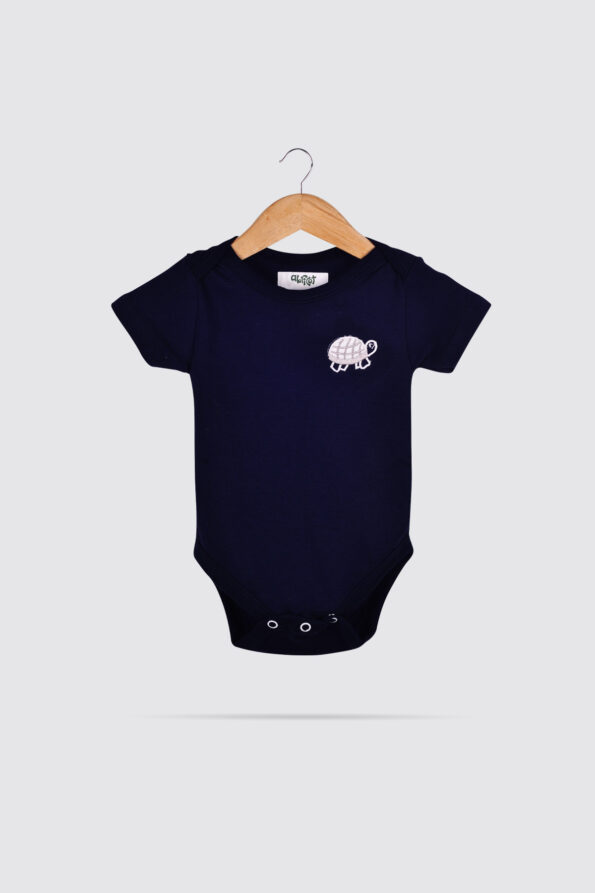 Animal Bodysuit Navy Turtle Kiddiposh Official Bodysuit Anak Abricot