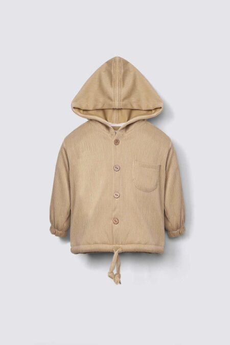Flynn Kids Hoodie Almond
