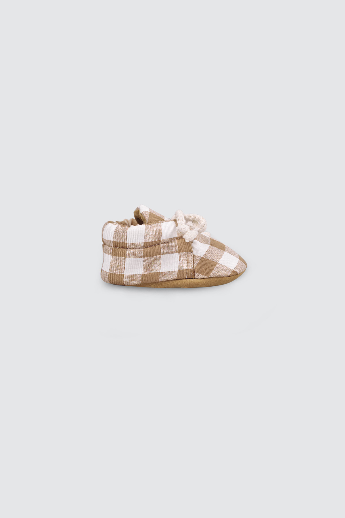 Gingham-Series-Mini-Shoes---Brown-1