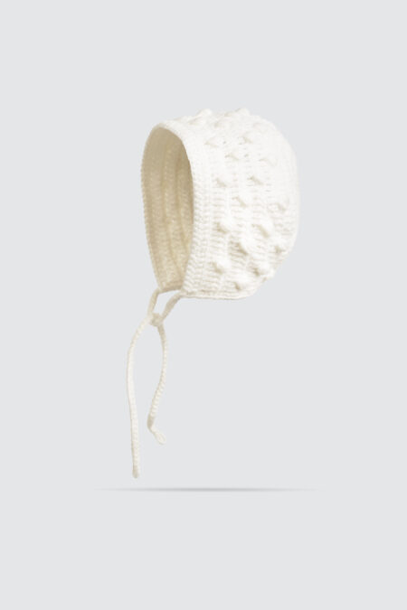 Bobble Bonnet Cotton Creme