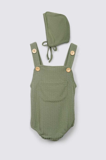 Yuta Romper Matcha Green