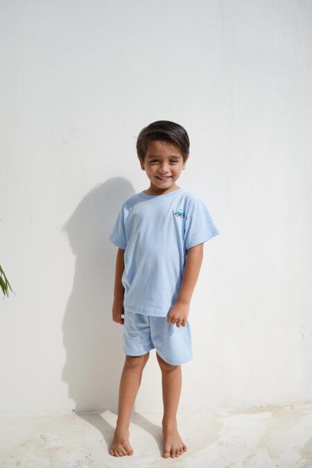 New Patch Set Baby Blue Car